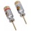 Connector Tip Male Metal Silver (blister of 2 pcs)